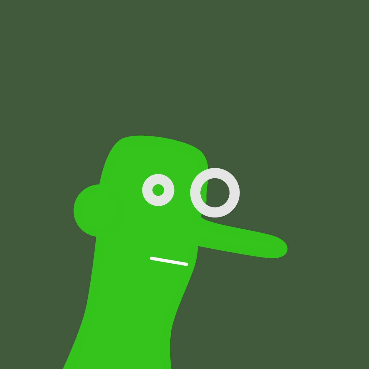 Bored Minimal creature